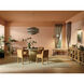 Lulo 4 Light Champagne Bronze Pendant Ceiling Light